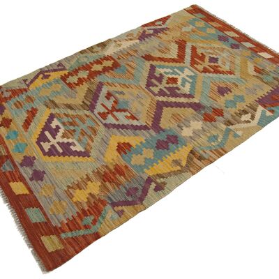 125X83 CM Autentik Kilim Kelem Original Hand Made Classic STYL - EASY TO CLEAN