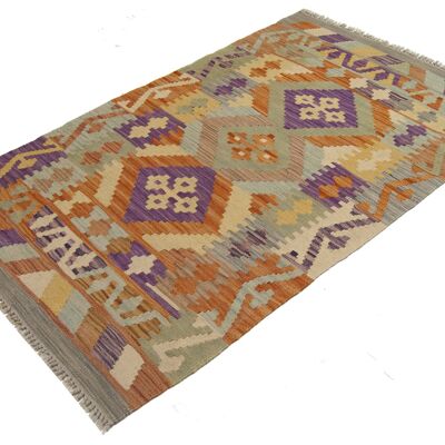 125X78 CM Autentik Kilim Kelem Original Hand Made - Classic STYL - EASY TO CLEAN