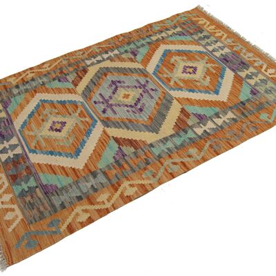 Autentik Kilim Kelem Original Hand Made Classic STYL - EASY TO CLEAN * 123X82 CM