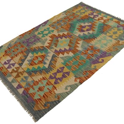 123x82 CM Autentik Kilim Kelem Original Hand Made Classic STYL - EASY TO CLEAN