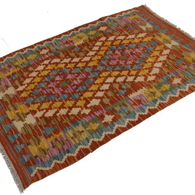 120x77 CM Autentik Kilim Kelem Original Hand Made Classic STYL - EASY TO CLEAN