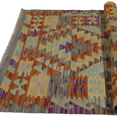 124x80 CM Autentik Kilim Kelem Original Hand Made Classic STYL - EASY TO CLEAN