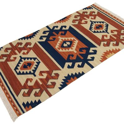 122x61 CM Autentik Kilim Kelem Original Hand Made Classic STYL