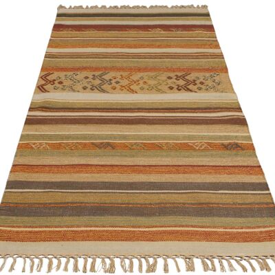 220x150 CM Kilim Original, Authentic Hand Made With Certificate of Authentici