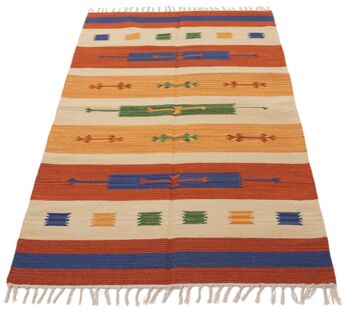 60x40 CM HAND MAD Milan KILIM COTON CM 140x70 - #Galleria farah1970? 1