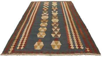 Original Authentique kilim offert PURE LAINE (250X141 cm) 5