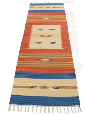 Galleria farah1970 - 240X60 cm Kilim Original, Authentique Fait Main Avec Certi 1