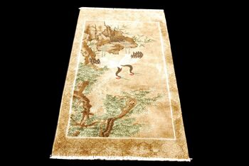 Tapis Tapis Teppich Alfombra Rug (Hand Made) Chine 135x70 CM 1