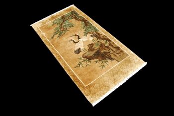 Tapis Tapis Teppich Alfombra Rug (Hand Made) Chine 135x70 CM 3