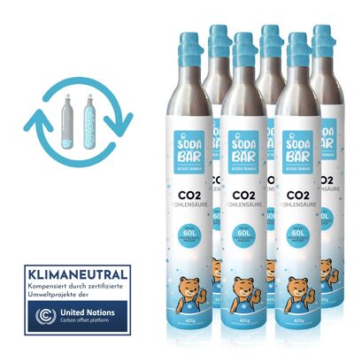 SodaBär© Scatola di scambio bombole di CO2 per SodaStream % Co. 425g (60 l)