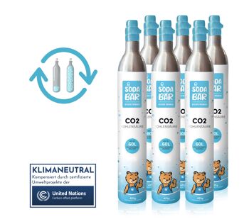 Boîte d'échange de bouteilles de CO2 SodaBär© pour SodaStream % Co. 425g (60 l)