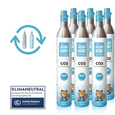SodaBär© Scatola di scambio bombole di CO2 per SodaStream % Co. 425g (60 l)