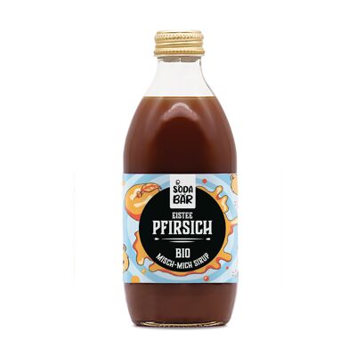 Syrup ORGANIC ice tea peach