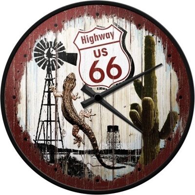 Reloj de pared: Route 66 Desert Survivor