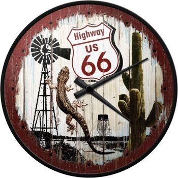 Horloge murale : Survivant du désert de la Route 66
