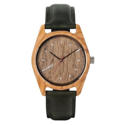 RATA forest green watch (leather)