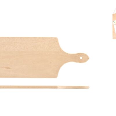 Tagliere Be-Wood in legno di faggio con manico cm 35x14x1 h