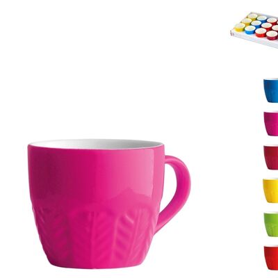 Tazza Caffe New Bone China senza Piatto Colori assortiti 130 Cc