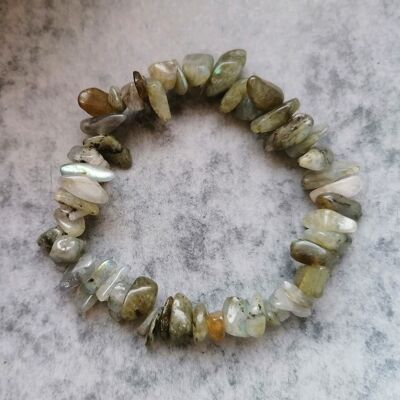 Bracelet labradorite (chips)