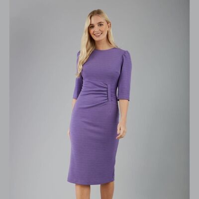 Lucretia Pencil Dress Purple