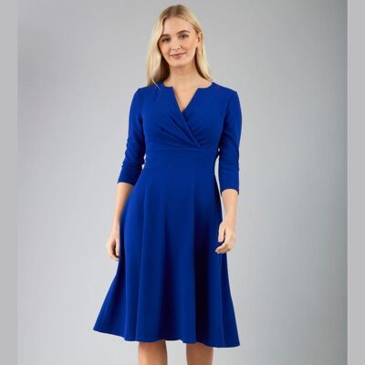 January Swing Dress Blue