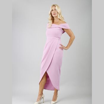 Robe Midi Vegas Rose Pâle