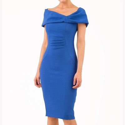 Mariposa Pencil Dress COBALT