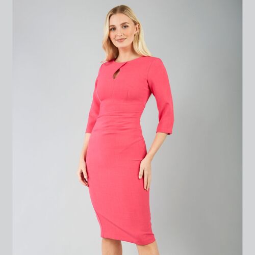 Ubrique Pencil Dress Fuschia Pink