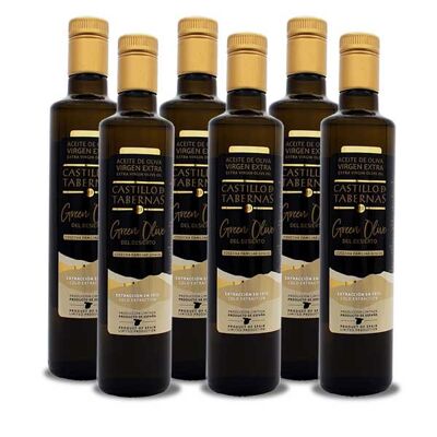 Wüstengrüne Olivenflasche 500ml - 6u