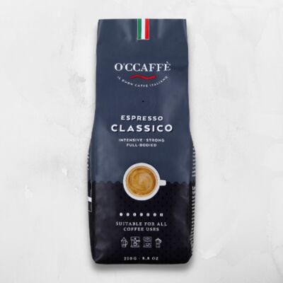 O'CCAFFE' - Espresso Classico in Grani von 250 g