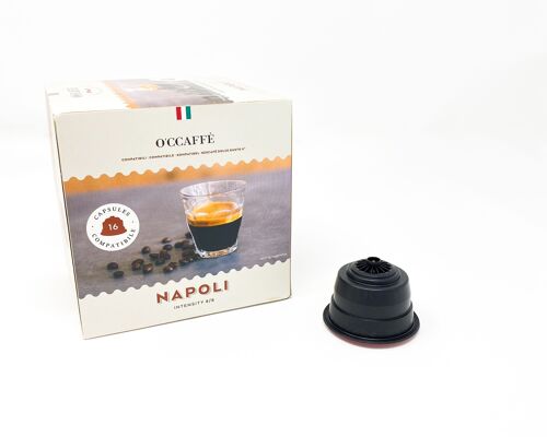Capsule Caffè Dolce Gusto compatibili Napoli - 16 capsule