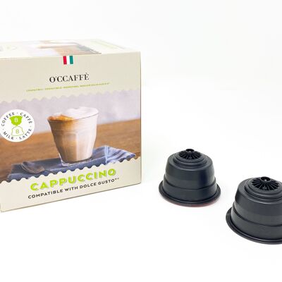 Capsule compatible Dolce Gusto compatible - Cappuccino 8 caffè + 8 Latte