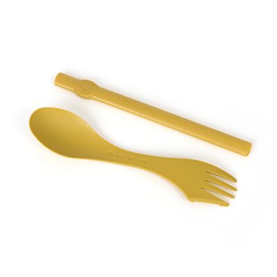 Spork´n Straw BIO mustyyellow