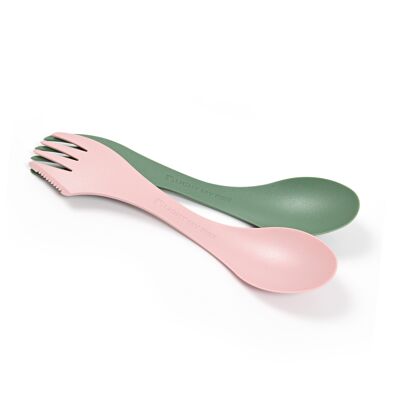 Spork lefty BIO sandygreen/dustypink