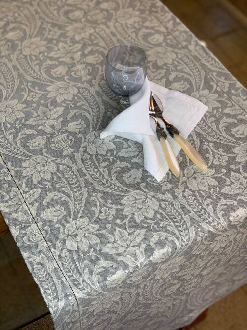 Cavaliere da tavolo in lino e cotone