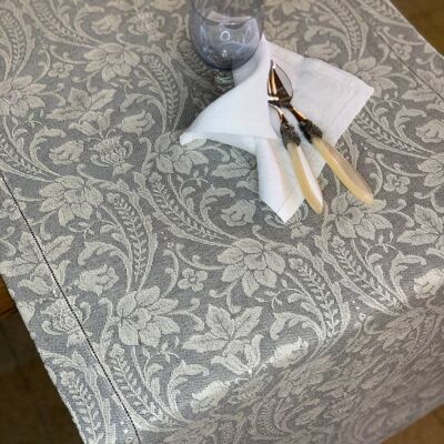 Knight table in linen and cotton