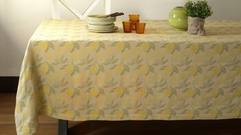 Nappe Limoncello en pur coton 1