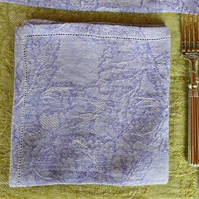 Buraco napkin with pure linen hem