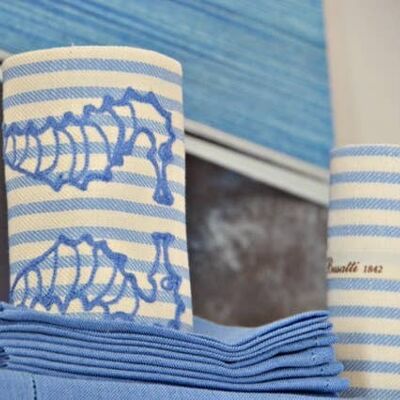 SEAHORSE - POMEGRANATE COOKING TOWEL