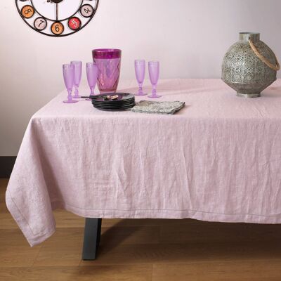 Venere prewashed linen tablecloth