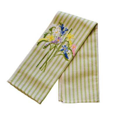 RAMO DE FLORES - PAÑO DE COCINA