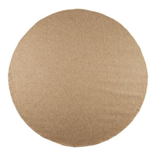 Jute Buitenkleed Rond- Outdoor Beige/naturel 200cm