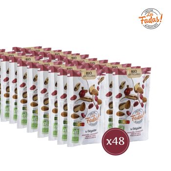 FRUITS SECS / MIX DEGAINE POCKET 30G BIO (Amandes, Cranberries, Coco, Noix du Brésil) 3