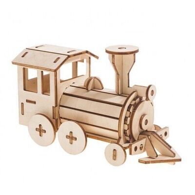 Building Kit Locomotive - Wood