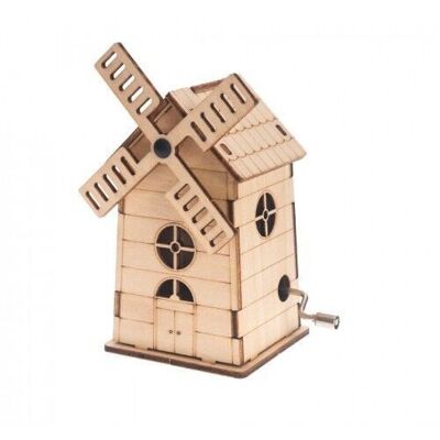 Building kit Music box Windmill