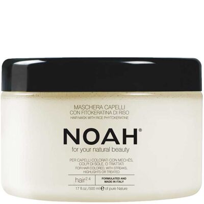 NOAH – 2.4 Maschera per capelli di protezione del colore con Fitocheratina di Riso 500ML
