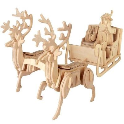 Building kit Santa Claus with Sleigh