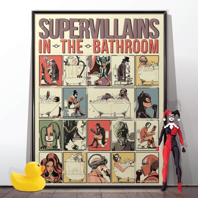 Super-vilains dans la salle de bain