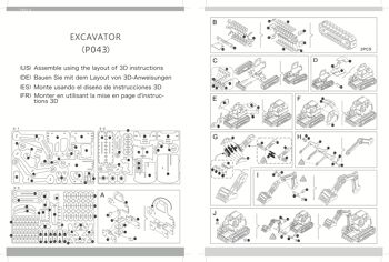 Kit de construction d'excavatrice 3