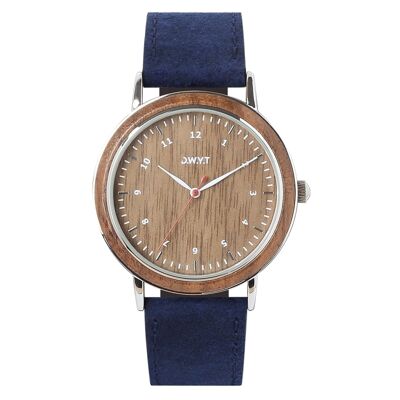 Reloj SITRA azul zafiro (cuero)